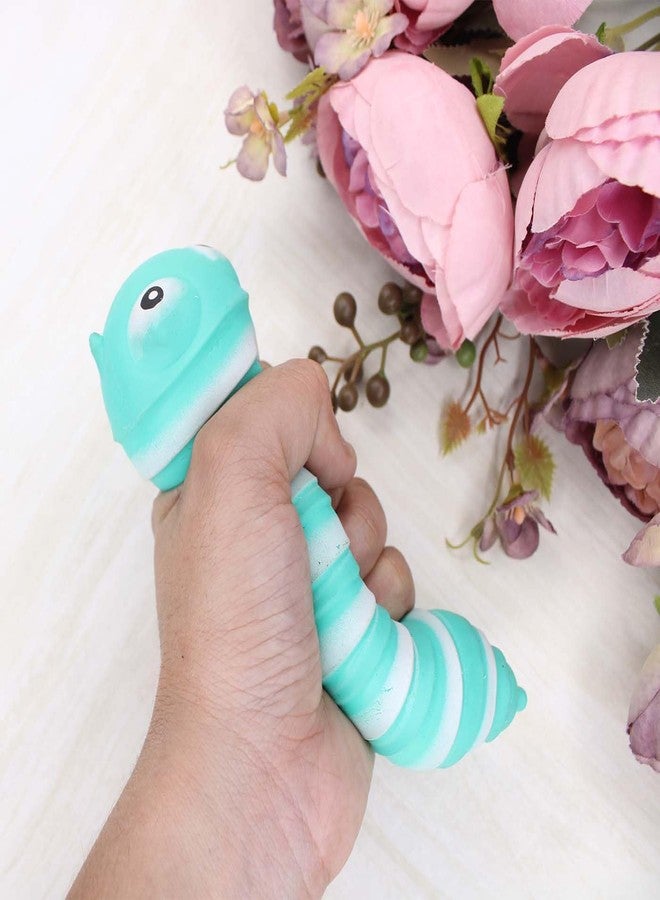 BOXO Decompression Colorful Soft Squeeze Slug Toy for Kids Boys and Girls - Image 4